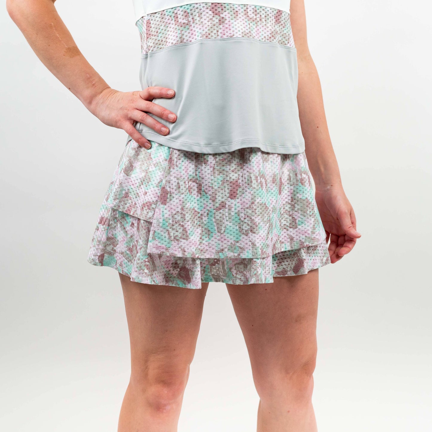 Layer Skort Pastel Brush