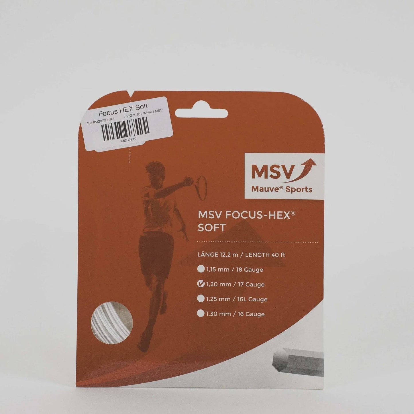 Focus-Hex Soft 17G/1.20 String White