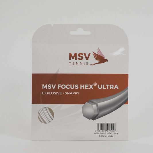 Focus-Hex Ultra 18G/1.15 String White